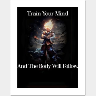 Train Your MIND & The Body Follows Posters and Art